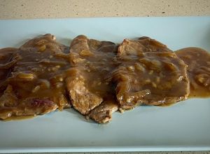 Una foto de Filetes de ternera en salsa