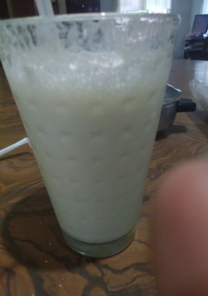 Una foto de Licuado de banana