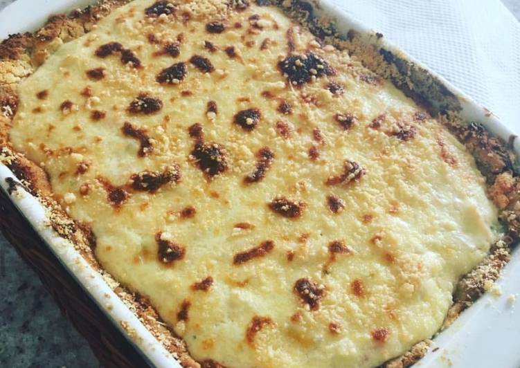 Quiche de alho poró