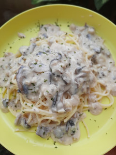 Foto resep 12. Spagethi with Creamy Mushroom Sauce