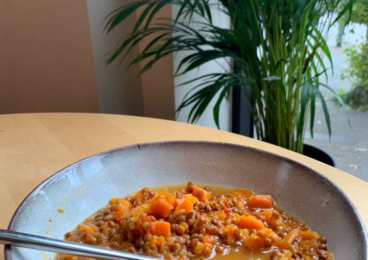 Spanish (vegan) lentils