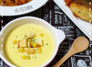 Foto resep Corn cream soup