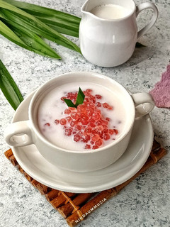 Foto resep Bubur Sagu Mutiara With Palm Sugar