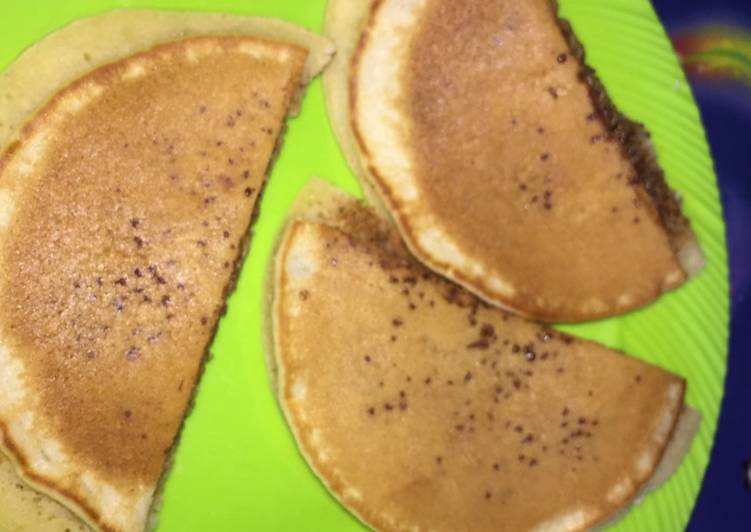 Pancake/dorayaki selay coklat
