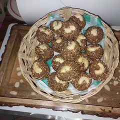 A picture of Gond ladoo / eatables gum ladoo sugar free.