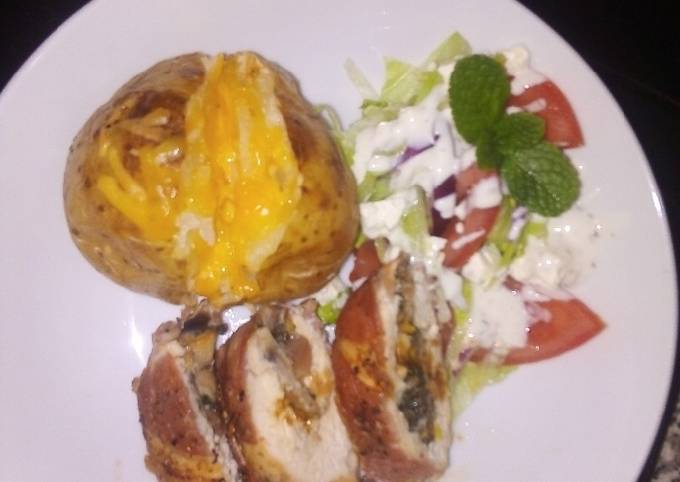 Steps to Make Quick Stuffed chicken breast - New Recipe Nasta