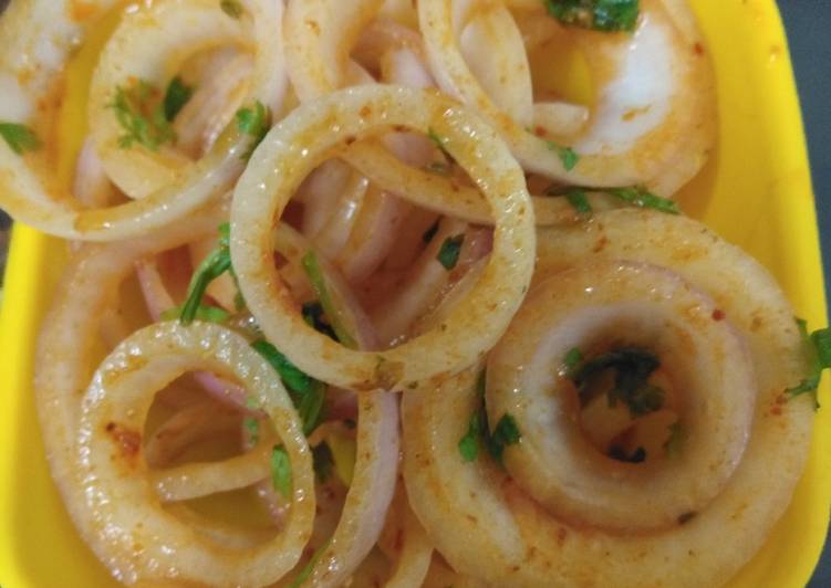 Onion chapata rings