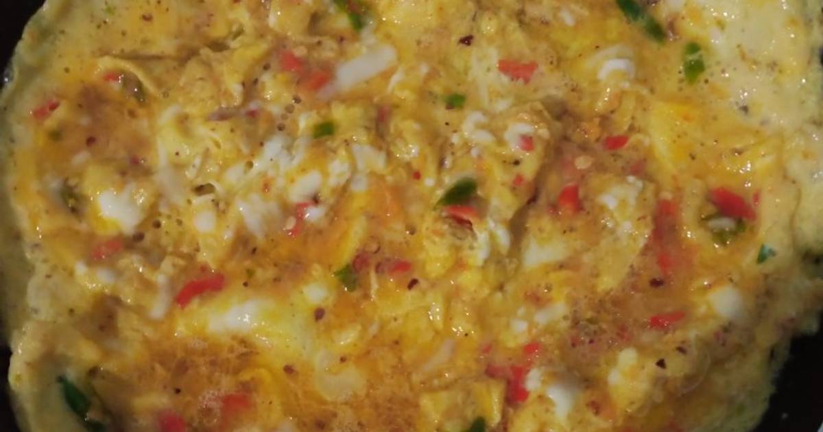  Resep  Telur  dadar  pedas  oleh Gessy Febriana Ariyanti Cookpad