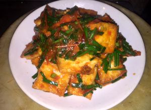 Hình của món Đậu phụ sốt cà chua.