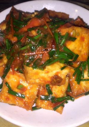 Hình của món Đậu phụ sốt cà chua.