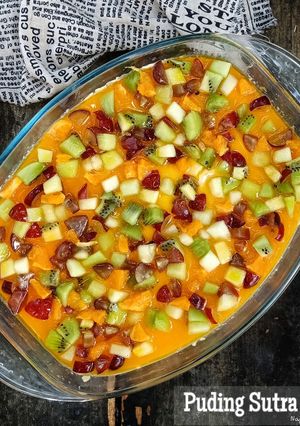 Foto resep Puding Sutra Buah