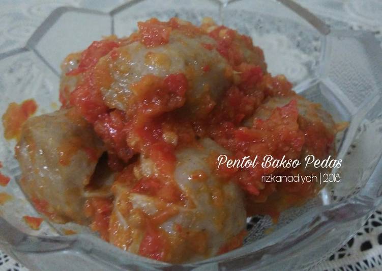 Cara Menyiapkan Pentol Bakso Pedas yang Bikin Ngiler