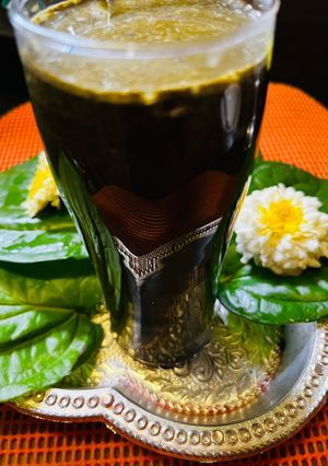 A picture of Paan Mocktail good for digestion and mouth refreshing.