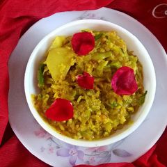 A picture of Cabbage pulao curry :-.