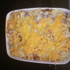 A picture of Microwave pasta.