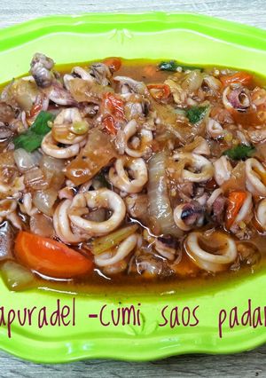 Foto resep Cumi saos padang #SeafoodFestival
