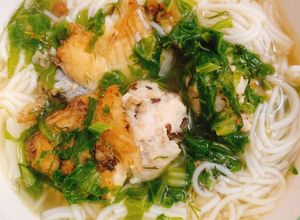 Hình của món Bún cá rô đồng.