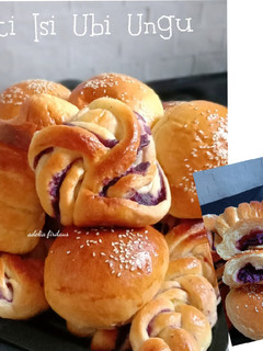 Foto resep Roti Isi Ubi Ungu