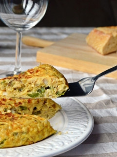Una foto de Tortilla de Bacalao