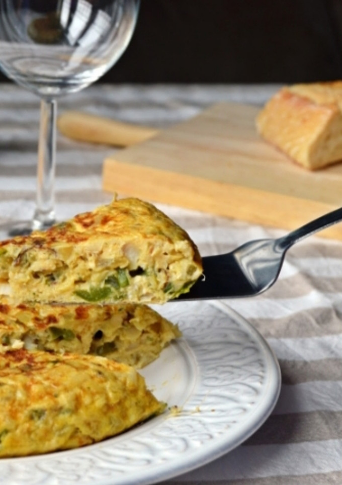 Una foto de Tortilla de Bacalao