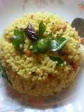 Foxtail Millet Lemon Bhaath / Thinai lemon rice