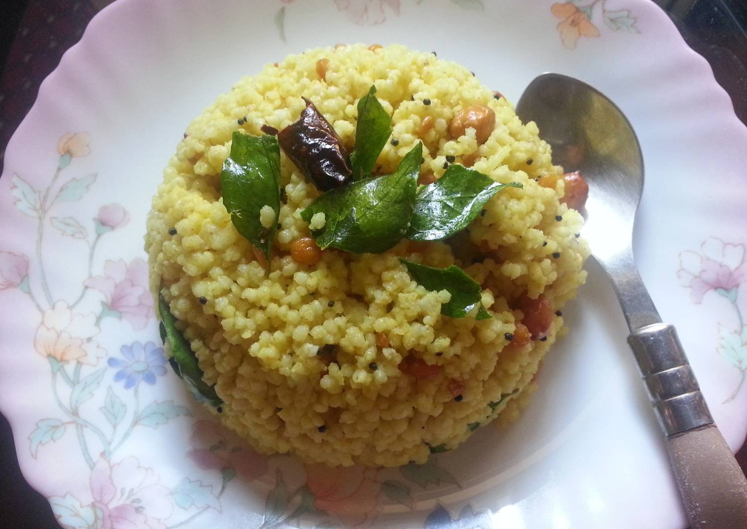 Foxtail Millet Lemon Bhaath / Thinai lemon rice Recipe by Anuradha ...