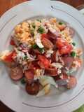 Ensalada con panchos