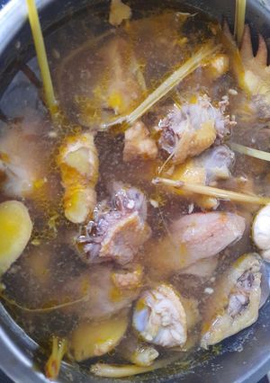 Hình của món Canh gà nấu bỗng rượu (cái rượu).