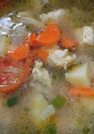 Foto resep Sup Ayam kuah Bening padat kaldu