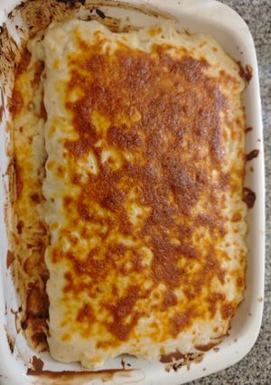 Una foto de Lasaña de carne y verduras