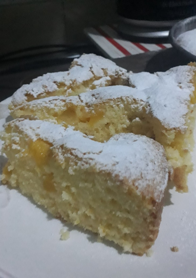 Una foto de Torta de duraznos🍑🍑