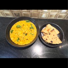 A picture of Dahi Aloo Sabzi.