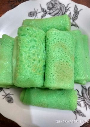 Foto resep Dadar Gulung Isi Kelapa/Unti tanpa telur