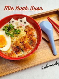 Foto resep 300. Mie Kuah Susu