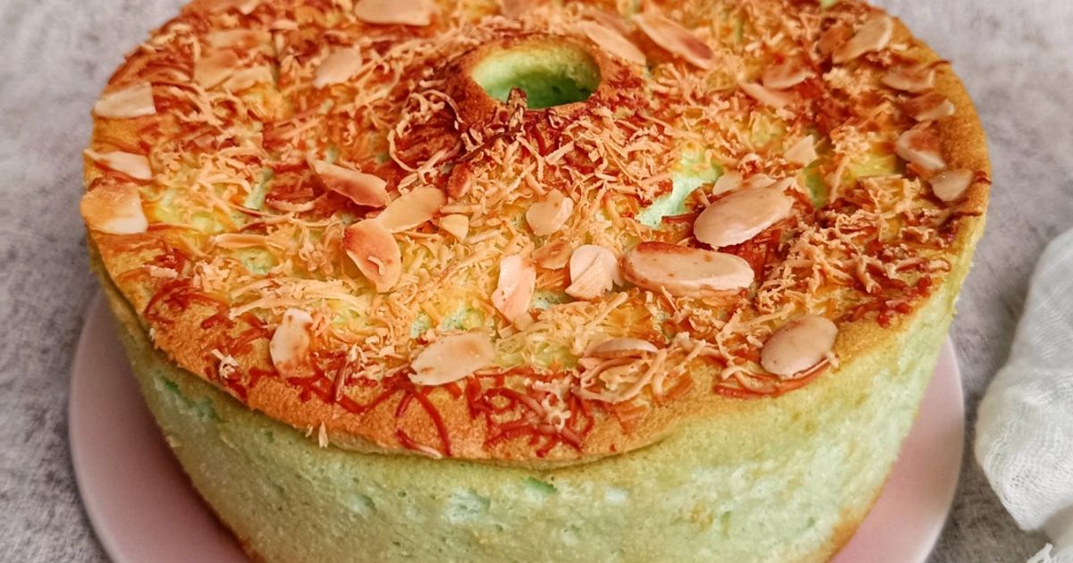 Chiffon Pandan Putih Telur