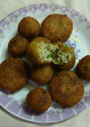 A picture of Cheese corn balls.