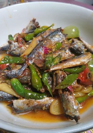 Foto resep Ikan Asin Tumis Cabe Hijau
