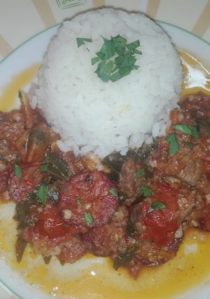 New Orleans-i Gumbo őzhússal gluténmentesen recept fotója