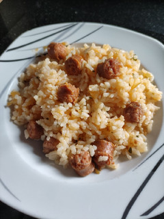 Una foto de Arroz con chistorra
