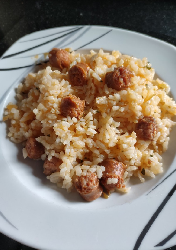 Una foto de Arroz con chistorra