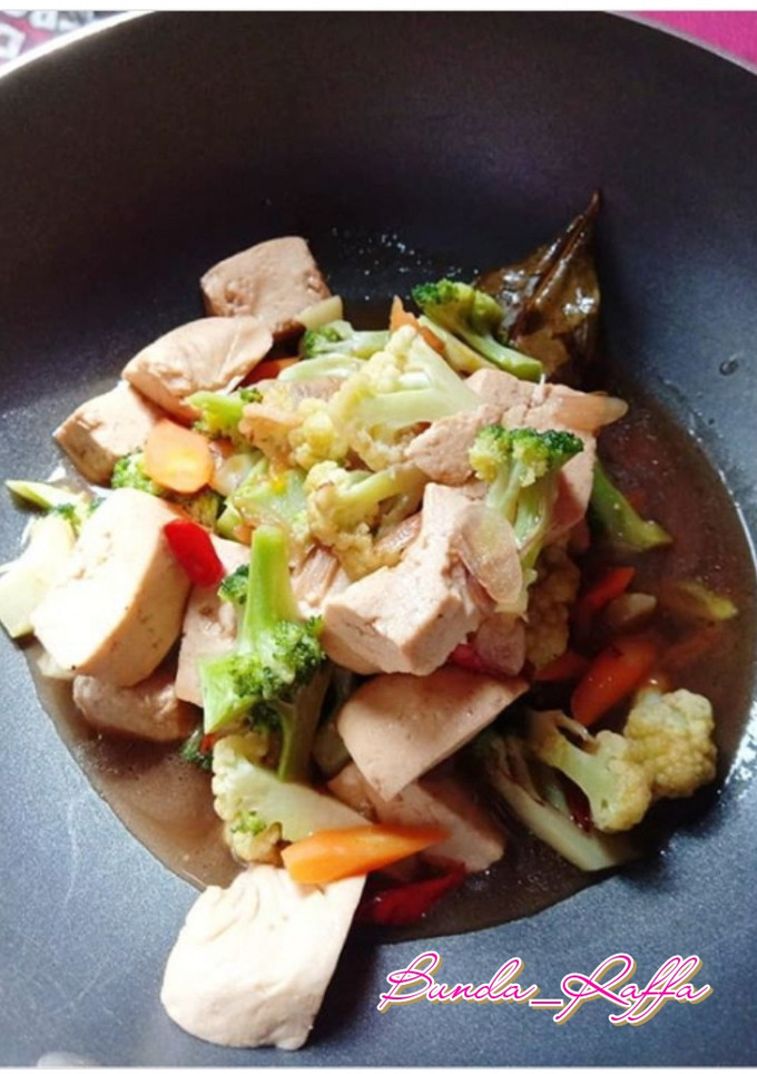 Foto resep Tumis brokoli & tahu