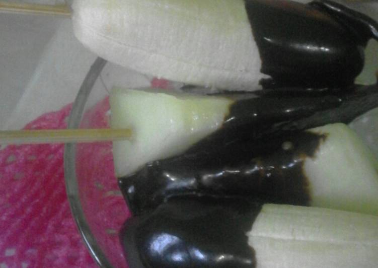 Es Pisang (Buah) Cokelat
