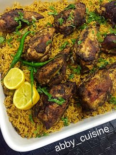 صورة لوصفة أرز بالدجاج بالفرن