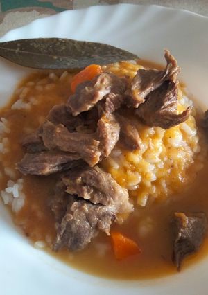 Foto principal de Arroz con carrilleras en salsa