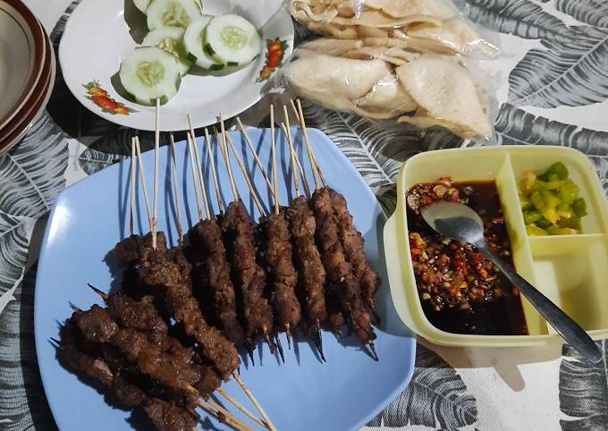 Resep: Sate sapi empuk enak 🍢🐄 Untuk Pemula