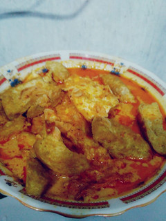 Foto resep Gulai tahu telor ceplok dan udang rebon😊