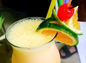 Hình của món Sinh tố Cam.