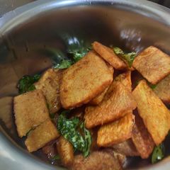 A picture of Yam fry.