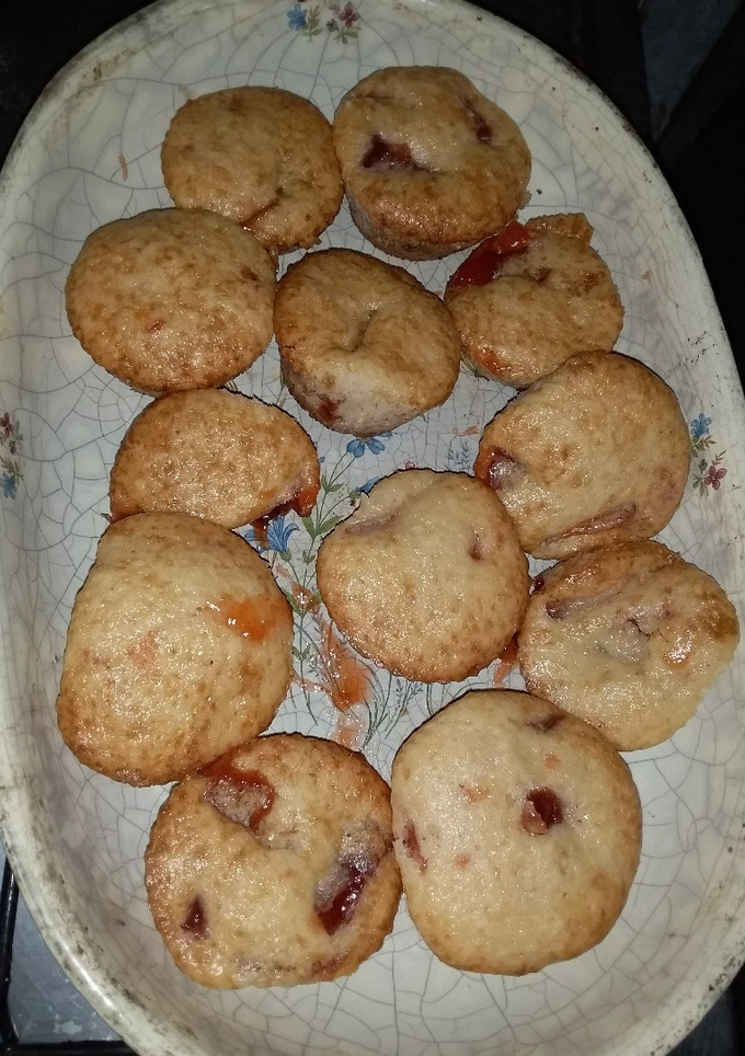Una foto de Muffins de membrillo 😋😋😋 ideales para mi 🎂🎂🎂🍺🍺🍺