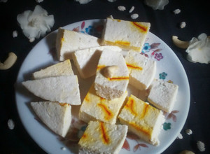 A picture of Vapa Sondesh bengali mithai.